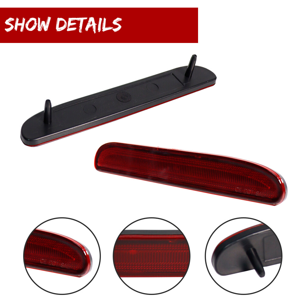 Euro style Red Lens Rear Side Marker Light Reflectors For Euro style Red Lens Rear Side Marker Light Reflectors For