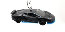 Christmas Ornament for Lamborghini Centenario Black Blue