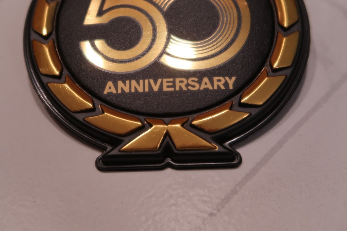 NISSAN 300ZX 50TH ANNIVERSARY EMBLEM BADGE NEW WITHOUT BOX