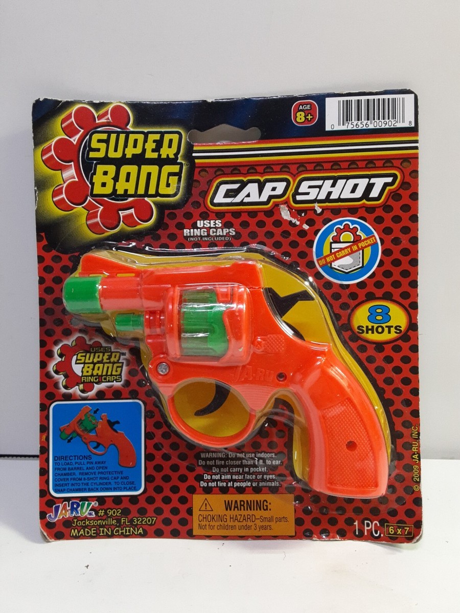 Vintage JA-RU Super Bang Cap Shot~8 Shot Ring Caps Toys~ New