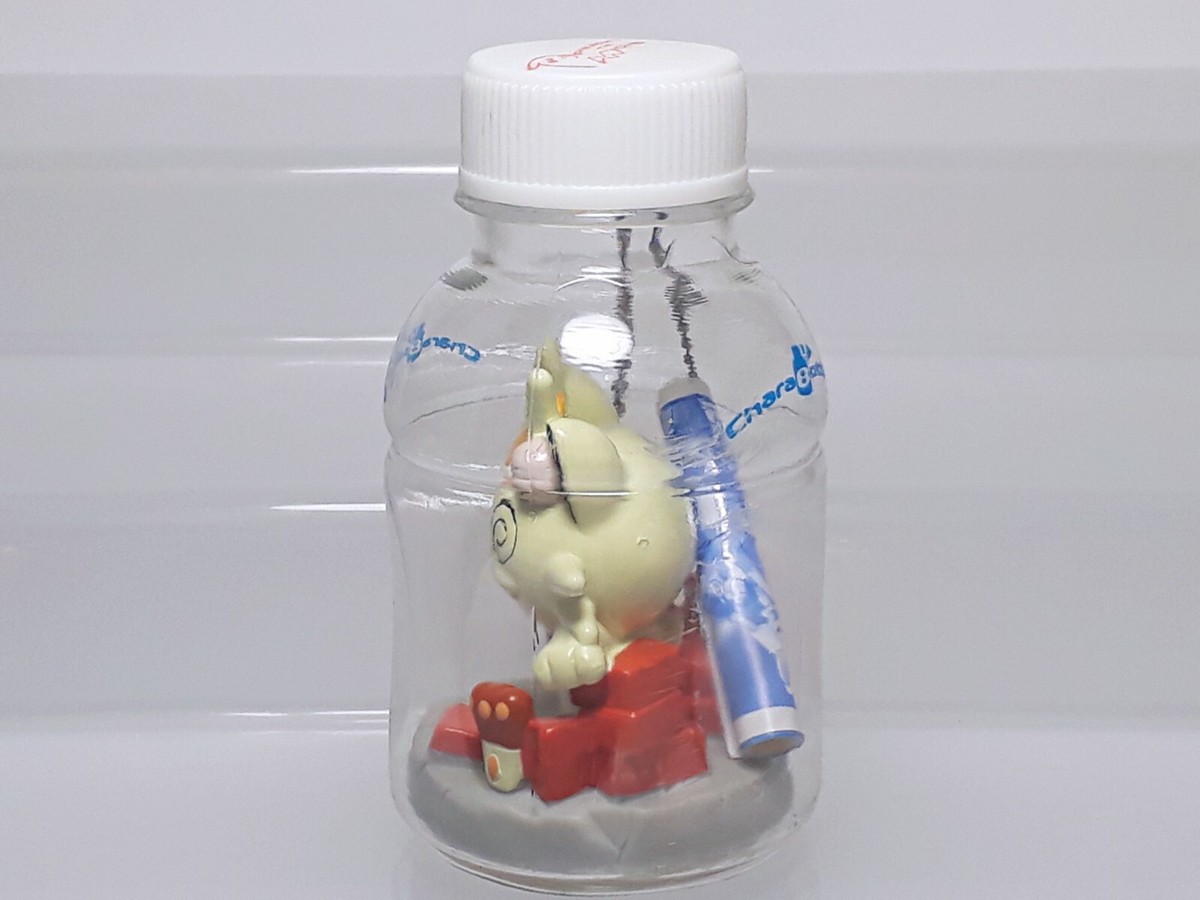 Dizzy Meowth Pokemon the Movie Figure Keychain Tomy Chara