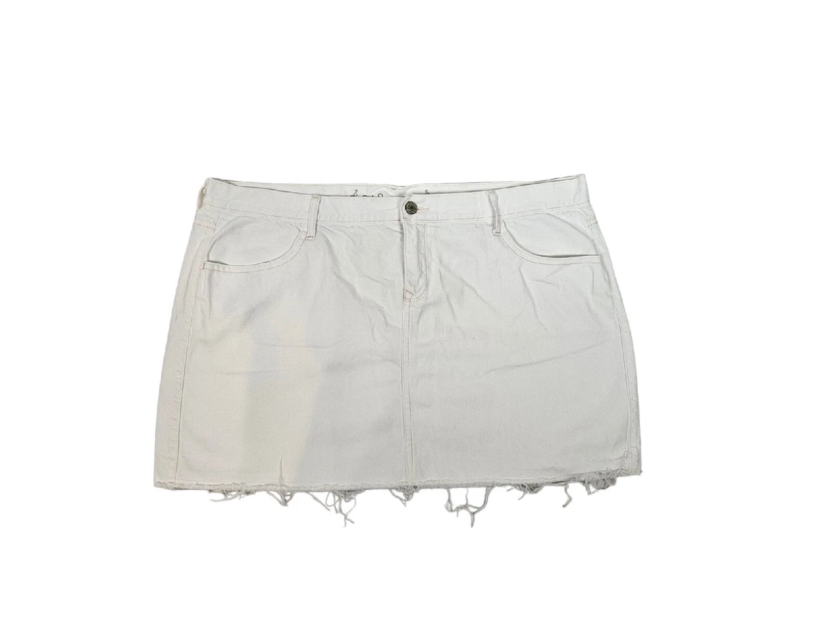 Old navy white jean best sale skirt