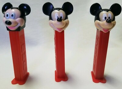 3 Vintage Walt Disney Mickey Mouse Pez Dispensers P3 | eBay