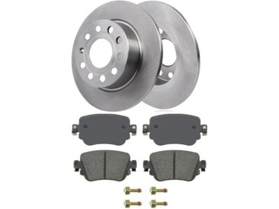 37XH37R Rear Brake Pad and Rotor Kit Fits 2015-2019 VW Golf SportWagen