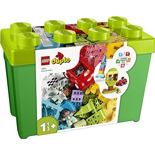 LEGO DUPLO Classic Deluxe Brick Box Building Set with Toy