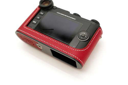 Half Case For Leica CL Genuine Leather Insert Camera Cover Kontice Handmade New - Picture 14 of 22