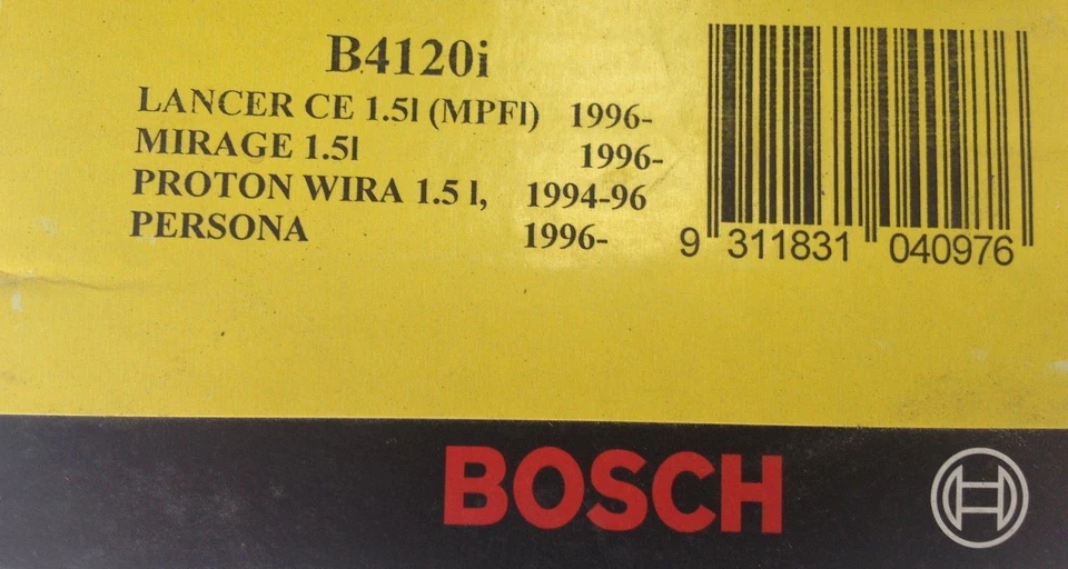 MITSUBISHI LANCER MIRAGE CE PROTON WIRA PERSONA 1.5L SPARK PLUGS & LEADS BOSCH - Image 2 of 2