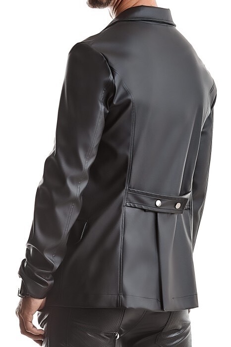 Master Regnes RFP Herren Langarm Jacke schwarz Clubwear Gay Pride Wetlook