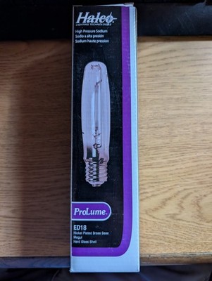 HALCO-LU250-ECO  High Pressure Sodium ED18 - Mogul -250W Lamp, Clear, S50. NEW