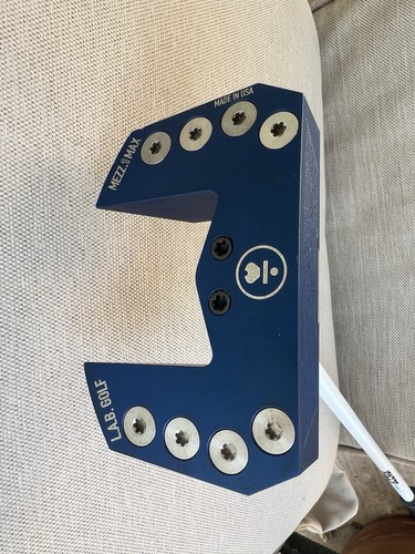 L.A.B. Golf Mezz 1 Max Blue 35” Putter 69* Lie Angle W/Headcover - Picture 4 of 7