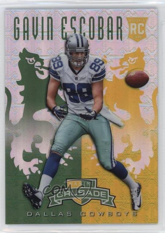 2013 Panini Rookies & Stars Rookie Crusade Green 2/5 Gavin Escobar #9 RC 1l2