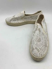 Toni Pons White Size 42 Lace Espadrille Slip On