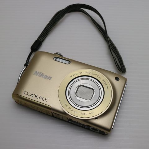 【超美品】Nikon COOLPIX S3300　デジカメ　　スイートゴールド Nikon Coolpix S3300 Digital Camera Sweet Gold Excellent