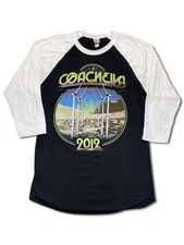 Coachella Valley Music and Arts Festival 2012 Official Concert T-Shirt Medium