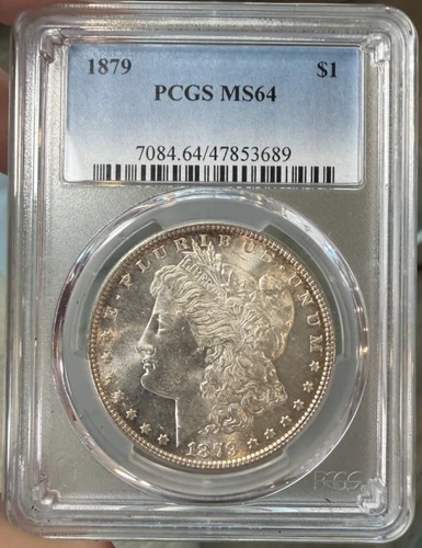 1879 Morgan Silver Dollar $1 PCGS MS64 Pictures don't do this justice ~ Looks PL