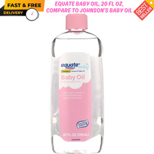 Equate Baby Oil, 20 fl oz, Compare to Johnson's Baby Oil, BEST, FREE SHIPPING
