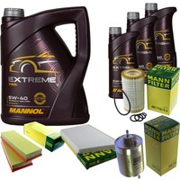 Inspektionspaket 8L Mannol 5W-40 FüR Mercedes W203 C 240 C209 320 500 A209