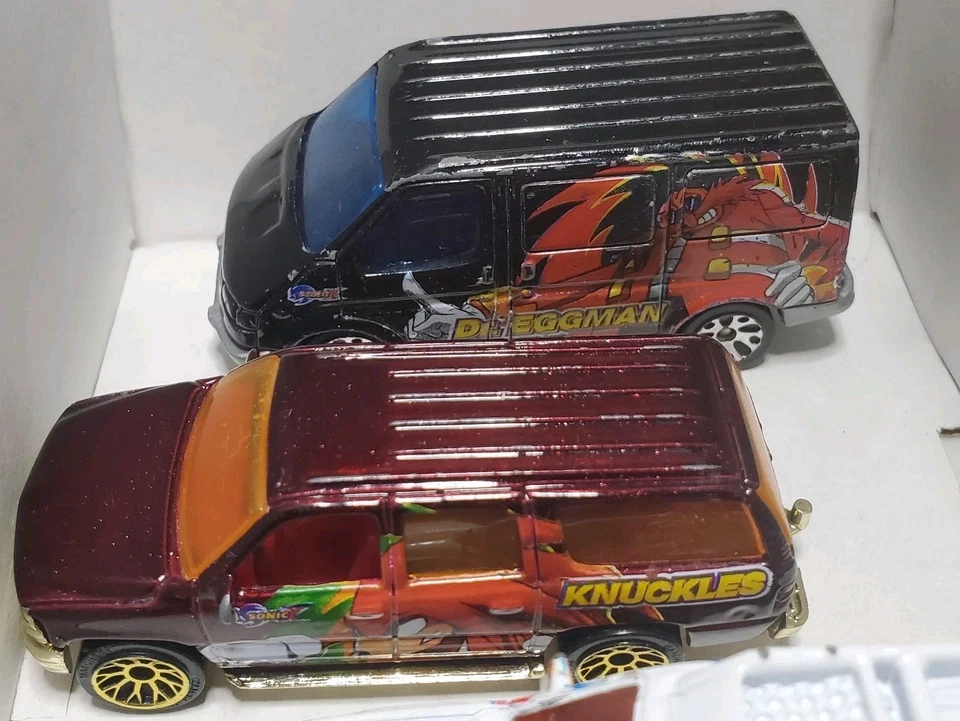 2004 SONIC X Matchbox 5-Car Set Piranha, Beetle, Xterra, Suburban, Van LOOSE VTG - Image 3 of 4
