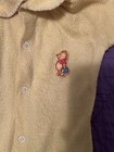 2 Vintage Disney Winnie The Pooh Sleeper 12 Month Baby Blue Yellow Terrycloth — photo 6