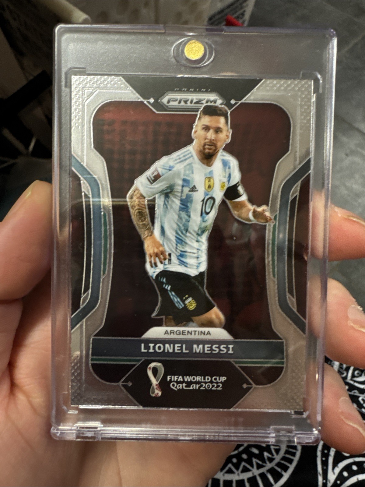 2022 LIONEL MESSI Panini Prizm FIFA World Cup Qatar Soccer Argentina Base READ