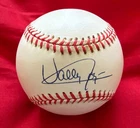Wally Joyner autographed American League Len Coleman baseball