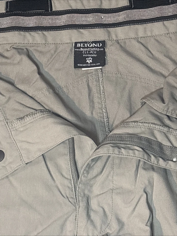 Pantalones tácticos militares Beyond Clothing gris manatí talla L Foto 2 de 4
