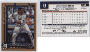 2025 Topps Series 1 Gold /2025 Justyn-Henry Malloy #269 Rookie RC
