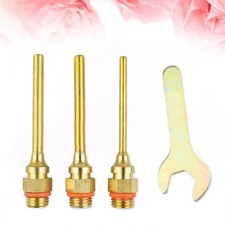 4Pcs 70MM Hot Melt Glue Nozzle Steel Material Glue Long Nozzle with Wrench