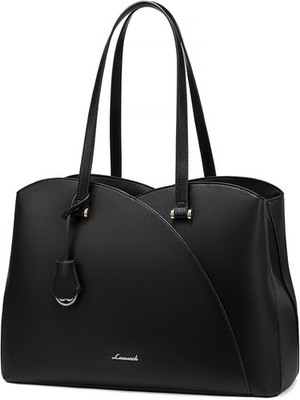 LOVEVOOK Black Laptop Tote/Handbag, Fits 15.6 inch, Professional, Casual - NEW