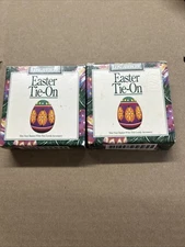 Longaberger Egg Ties Ons LOT OF 2 NOB 30007