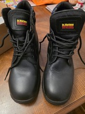 Doc Dr Martens work steel toe workmen black boots heavy duty industrial airwair