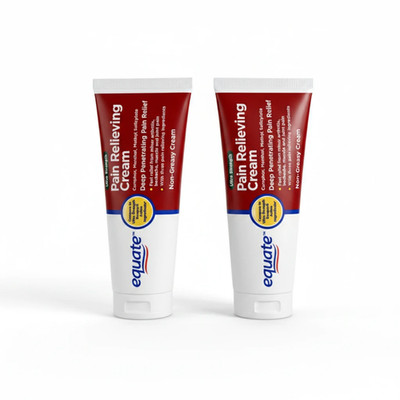2 Packs Equate Ultra Strength Pain Relief Cream, 4 Oz