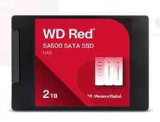 Western Digital 2TB WD Red SA500 NAS SATA SSD 2.5”/7mm Cased WDS200T2R0A