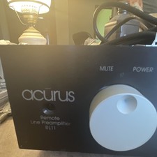 Acurus RL11 2-Channel Class A Preamplifier Black/Silver w/ Remote RCA