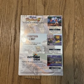 New Sega Saturn 3 Free Games Pack Virtua Fighter 2  Virtua Cop Daytona USA