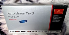 1/18 Scale CMC Auto Union TYP D 1938-1939 No.4 Race Car