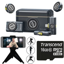 Hollyland LARK M2 COMBO 2-Person Wireless Combo Microphone System Video Bundle