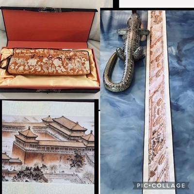 The Forbidden City Silk Scroll