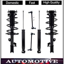 OE Front Struts & Rear Shocks W/Sway Bar for 2007-2010 Toyota Sienna 2WD