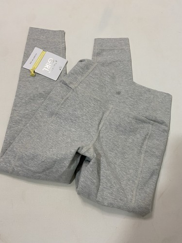 NWT Athleta Girl Natural Play Stash Tight Leggings Medium (8-10) Gray Stretch - Picture 4 of 8
