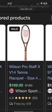 Wilson Pro Staff X V14 Tennis Racquet, Wilson Pro Staff X V14 Tennis Racquet