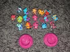 Hatchimals Collectibles Lot 16 Figures 2 Nests Mixed Assorted Mini Figures 