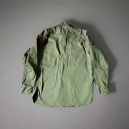 Camicia uniforme Chicago IL Boy Scouts Of America sanforizzata manica lunga anni 50 - Foto 2 di 6