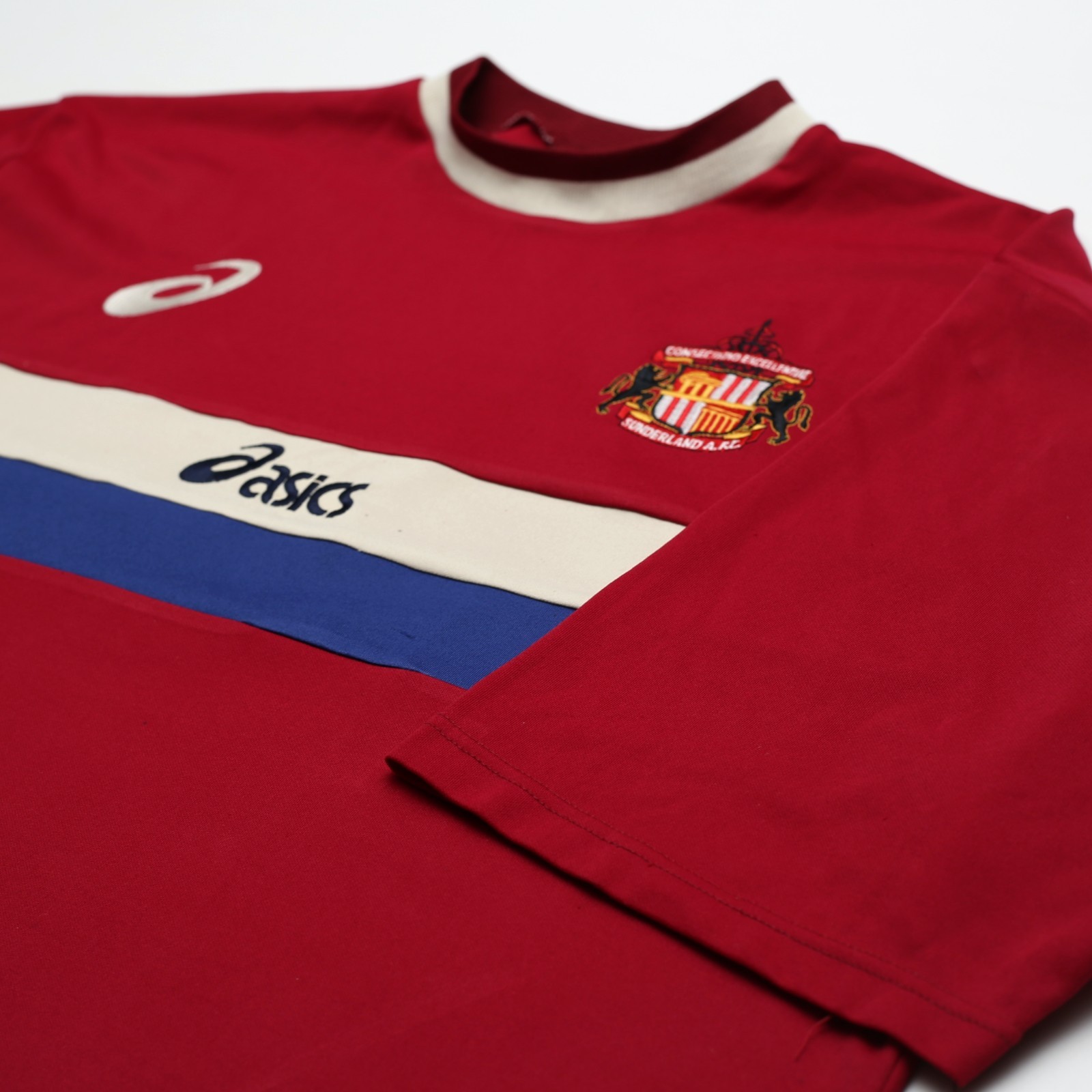 1997/99 Sunderland Vintage Asics Football Training Shirt (XL) thumbnail 6
