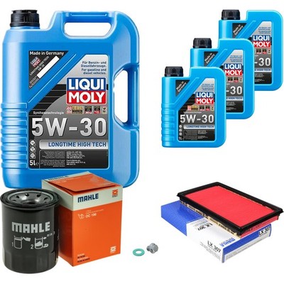MAHLE Inspektionspaket 8 L Liqui Moly Longtime 5W-30 für Nissan Maxima/Maxima