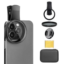 52mm Clip-on CPL Phone Camera Lens Filter Kit, Circular Polarizer Polarizing...