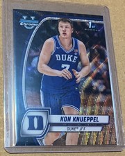 2025 1st Bowman Chrome U,  Kon Knueppel Black Parallel