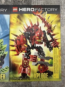LEGO Hero Factory 7156 Corroder 7147 Xplode Instructions Manuals Only