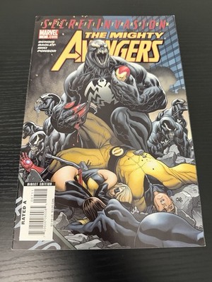 Might Avenger#7 Secret Invasion , NM (INSANE ARTWORK THROUGHOUT BOOK)  