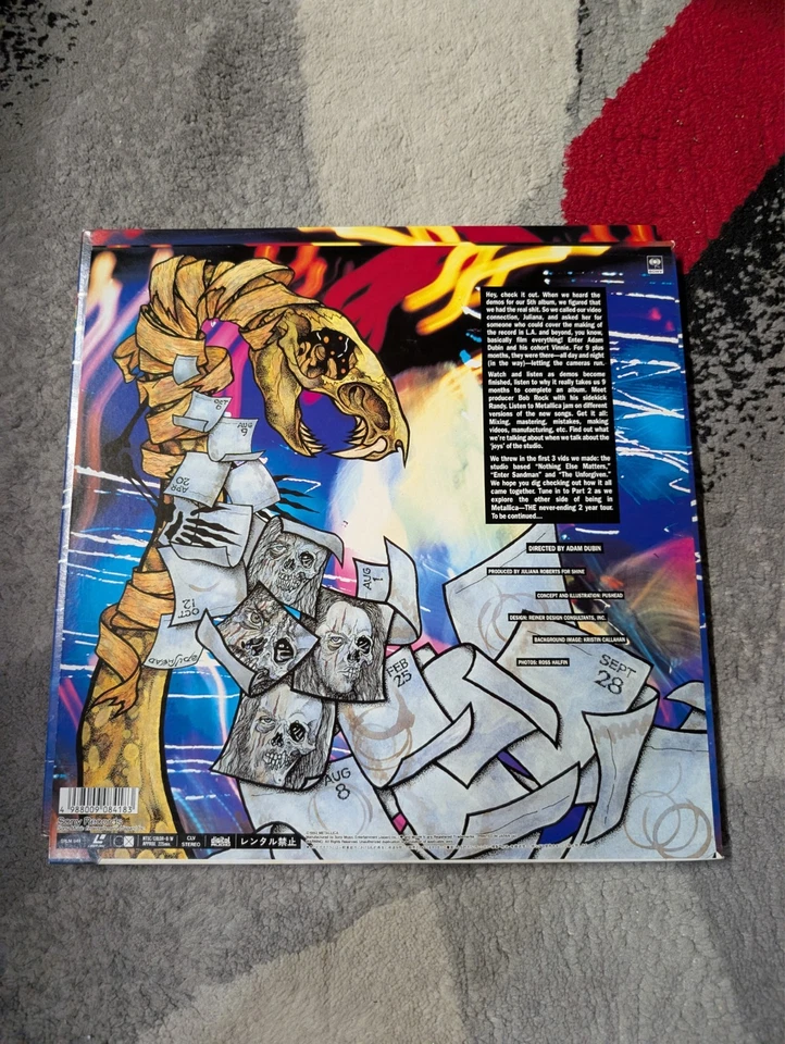 Metallica A Year and a Half in the Life of & ... Continued Laserdisc SRLM 841~3 - Image 4 of 4